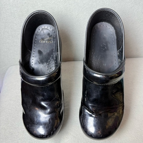 Dansko Women Professional Leather Clogs Black Dark Purple size EU 41/ US 10.5-11 - Picture 16 of 16